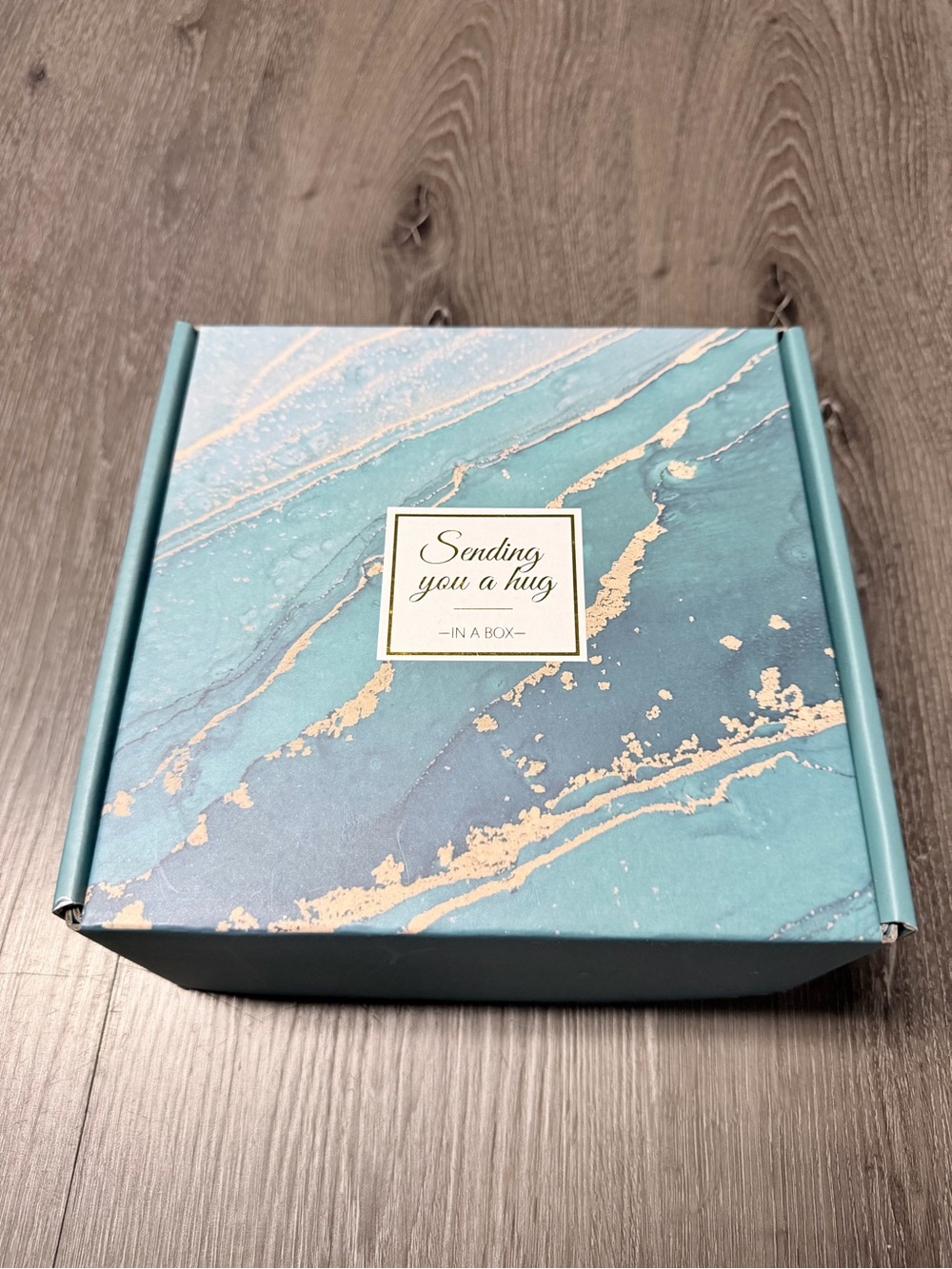 Sending You a Hug Teal Bath & Body Gift Box